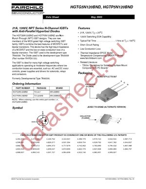 HGTP5N120BND datasheet  